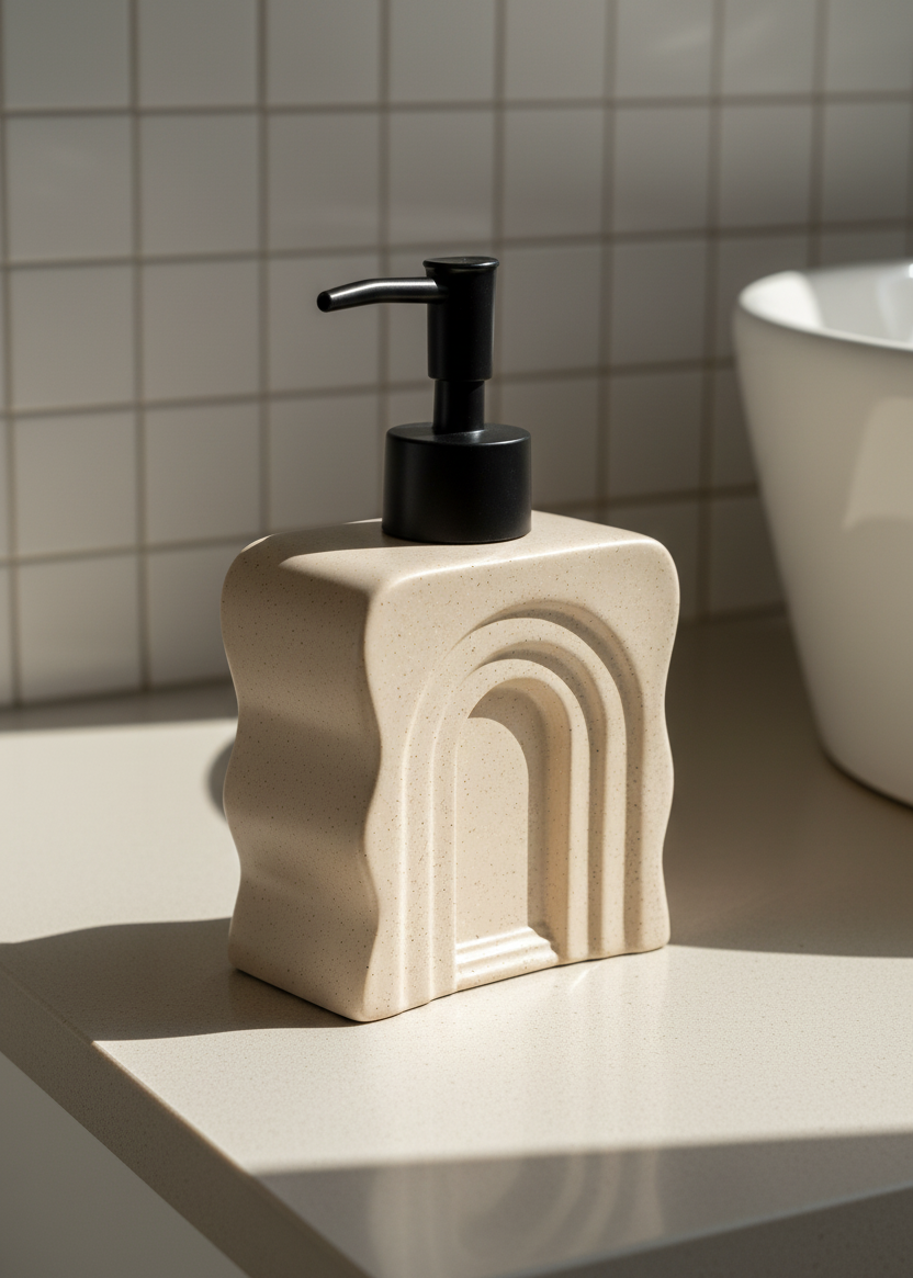 Arch Stone Dispenser - Beige