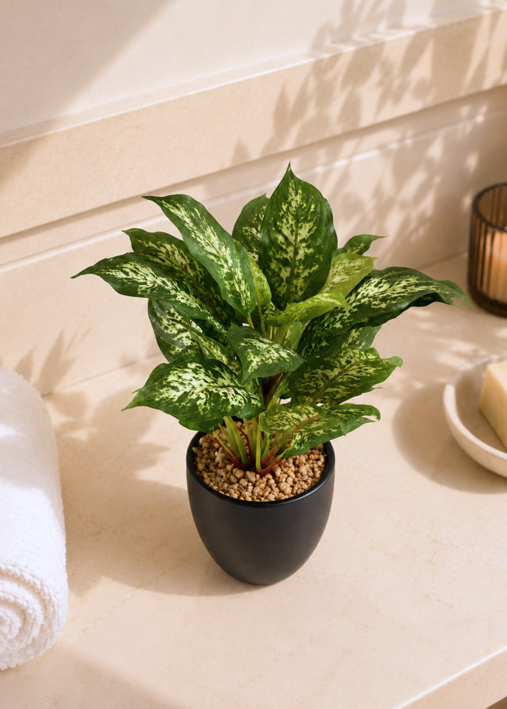Artificial Dieffenbachia Plant