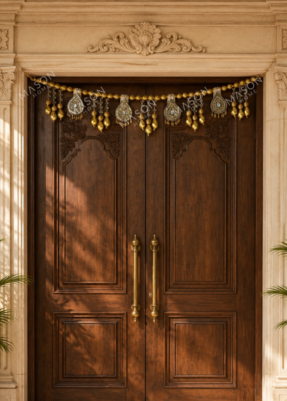 Festive Gold Kundan Toran