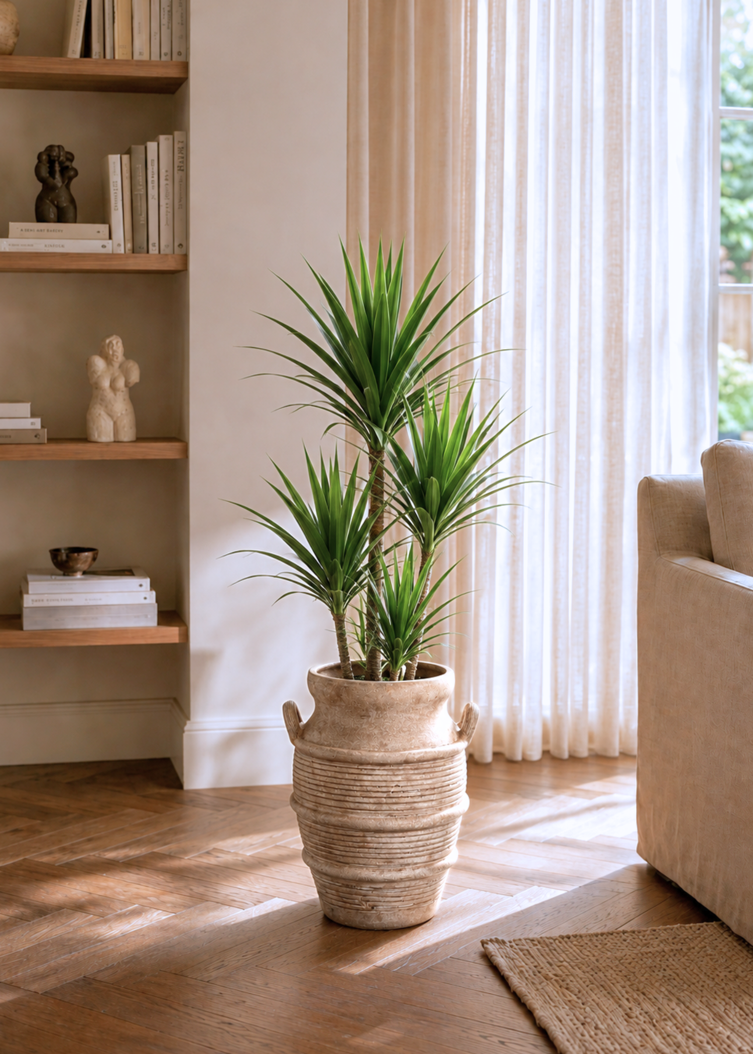 Limewash Terracotta Planter