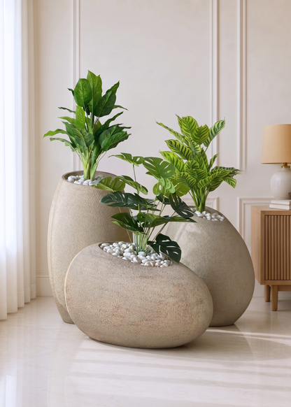 Acropolis Planter - Raw Terracotta