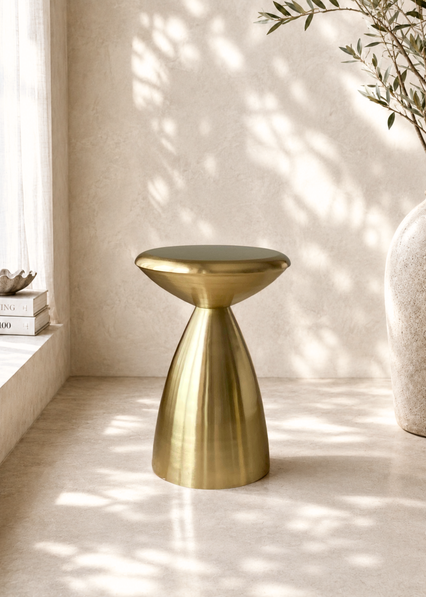 Monet Gold Side Table