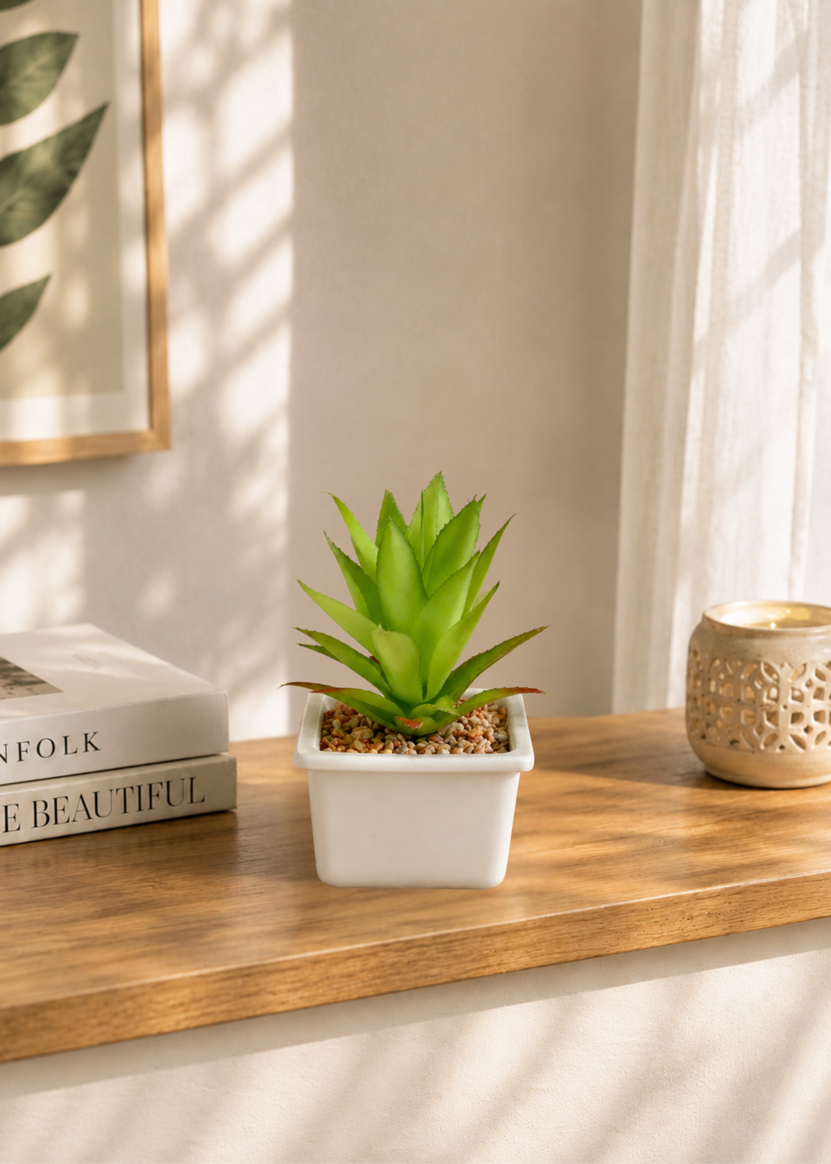 Artificial Agave Tabletop Plant