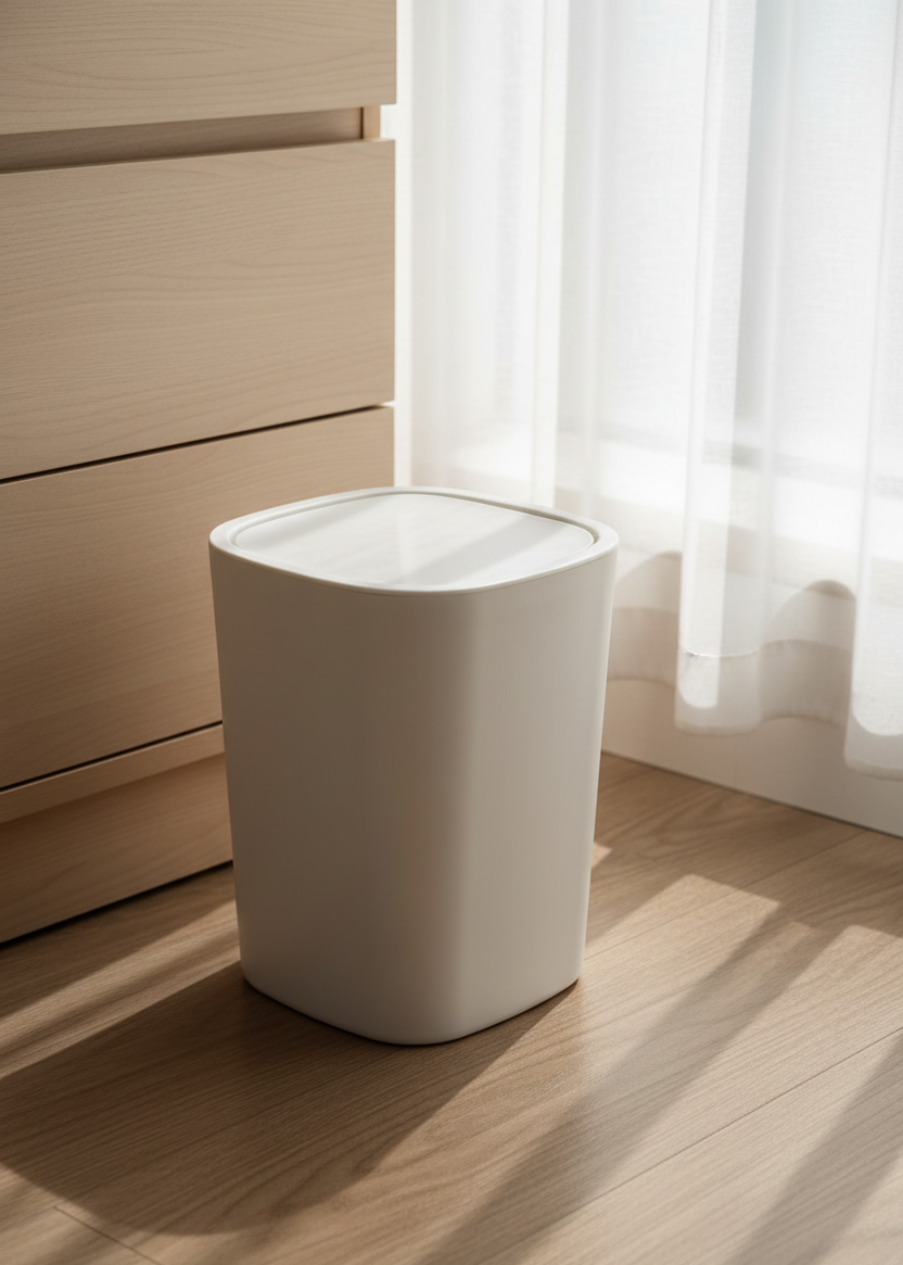 Elixir Dustbin - White (8L)