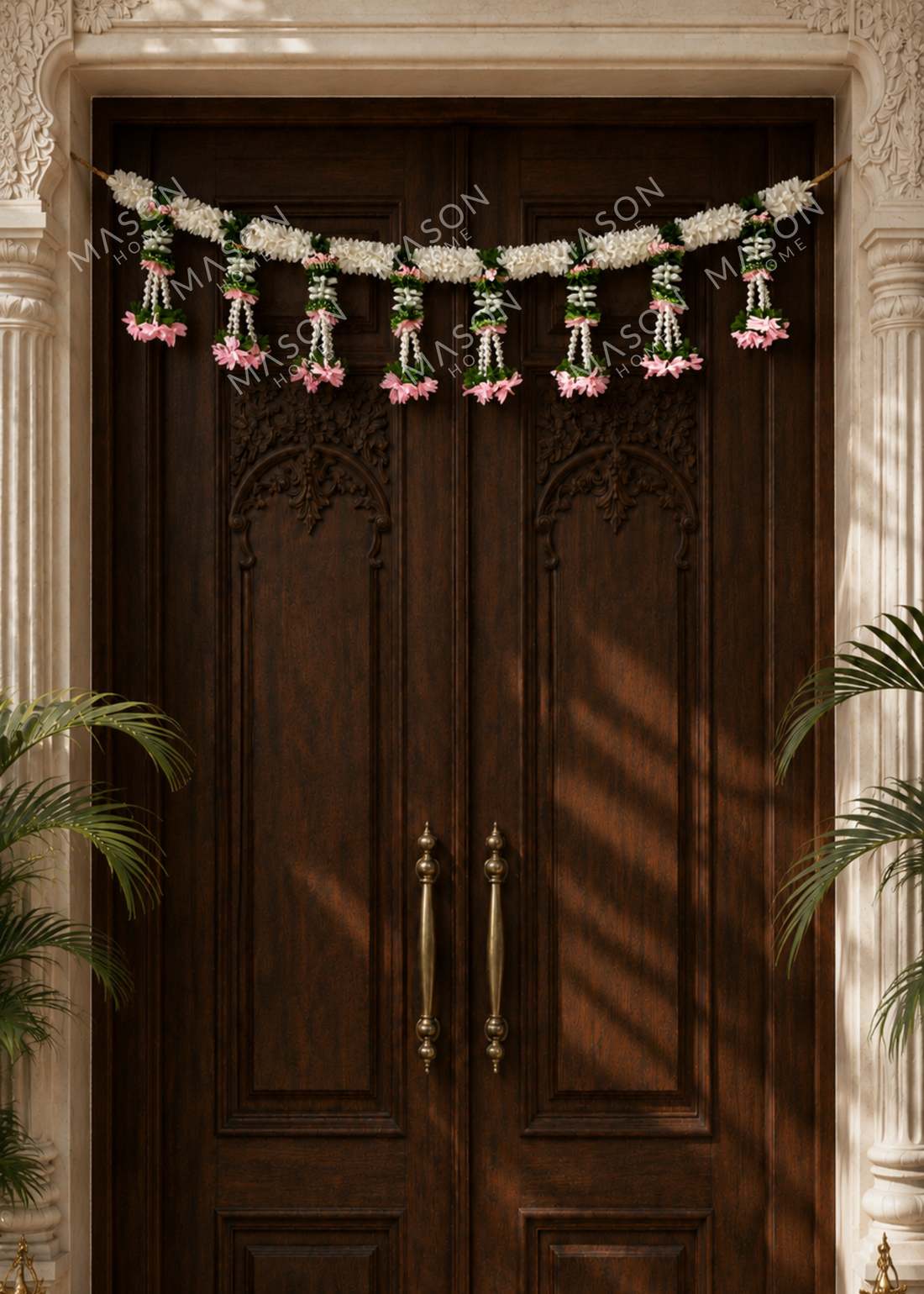 Festive Blush Mogra Toran