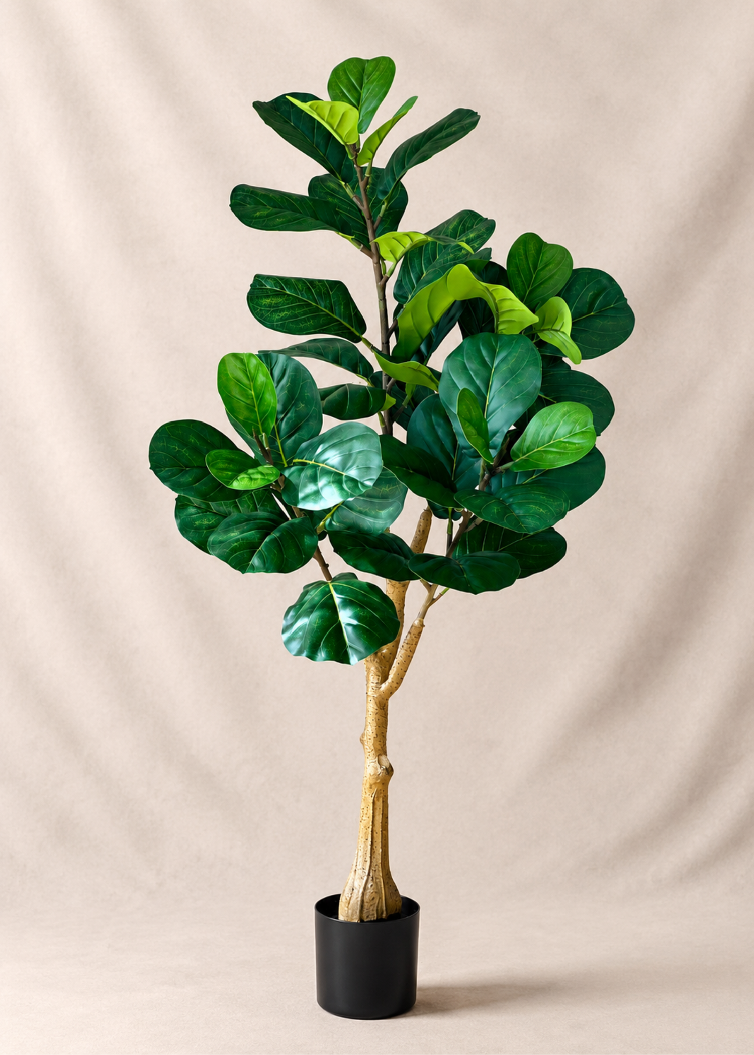 Artificial Natura Fiddle Leaf Plant - 4.3 Feet