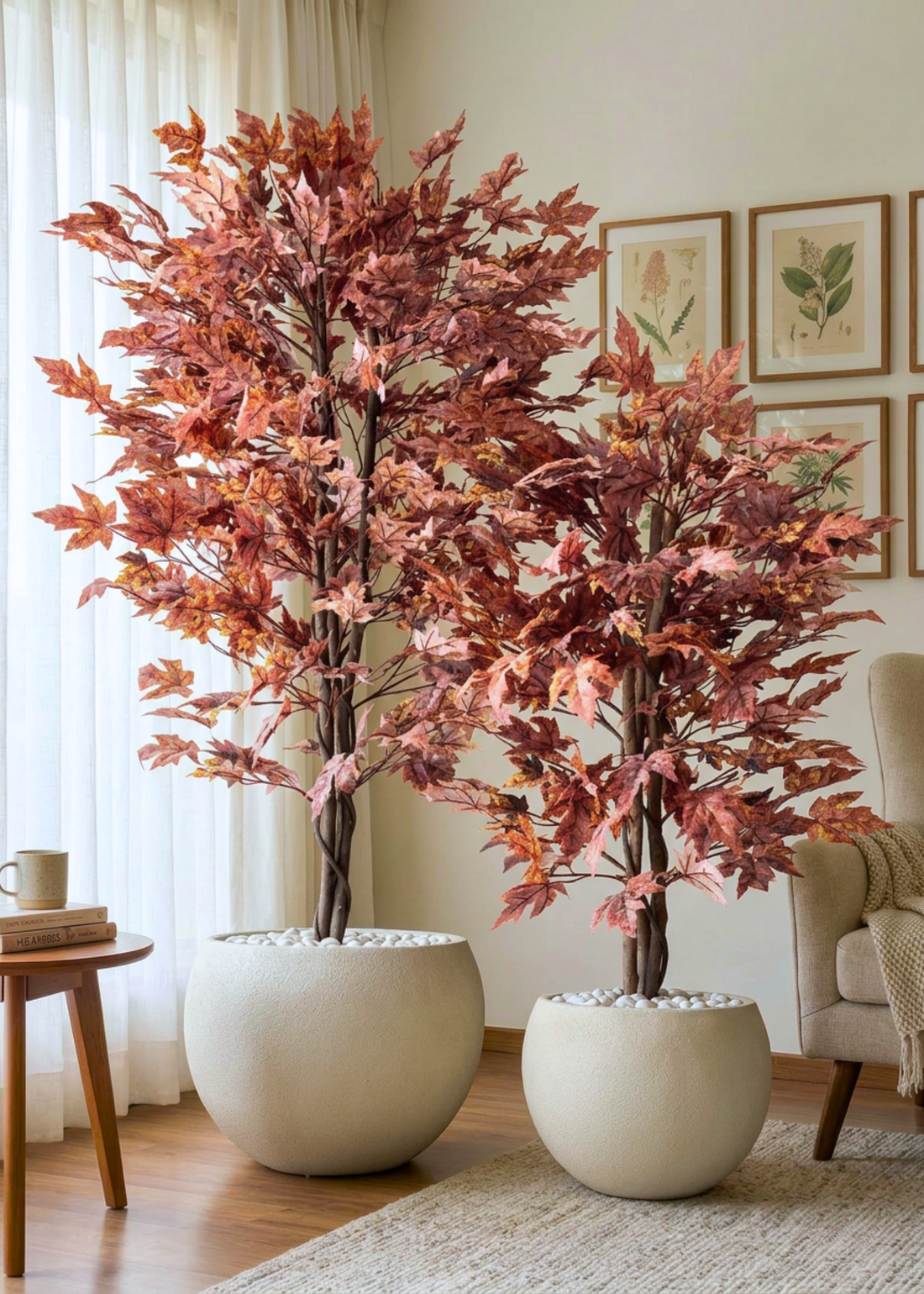 Artificial Canadian Maple Plant - 6.5 Feet