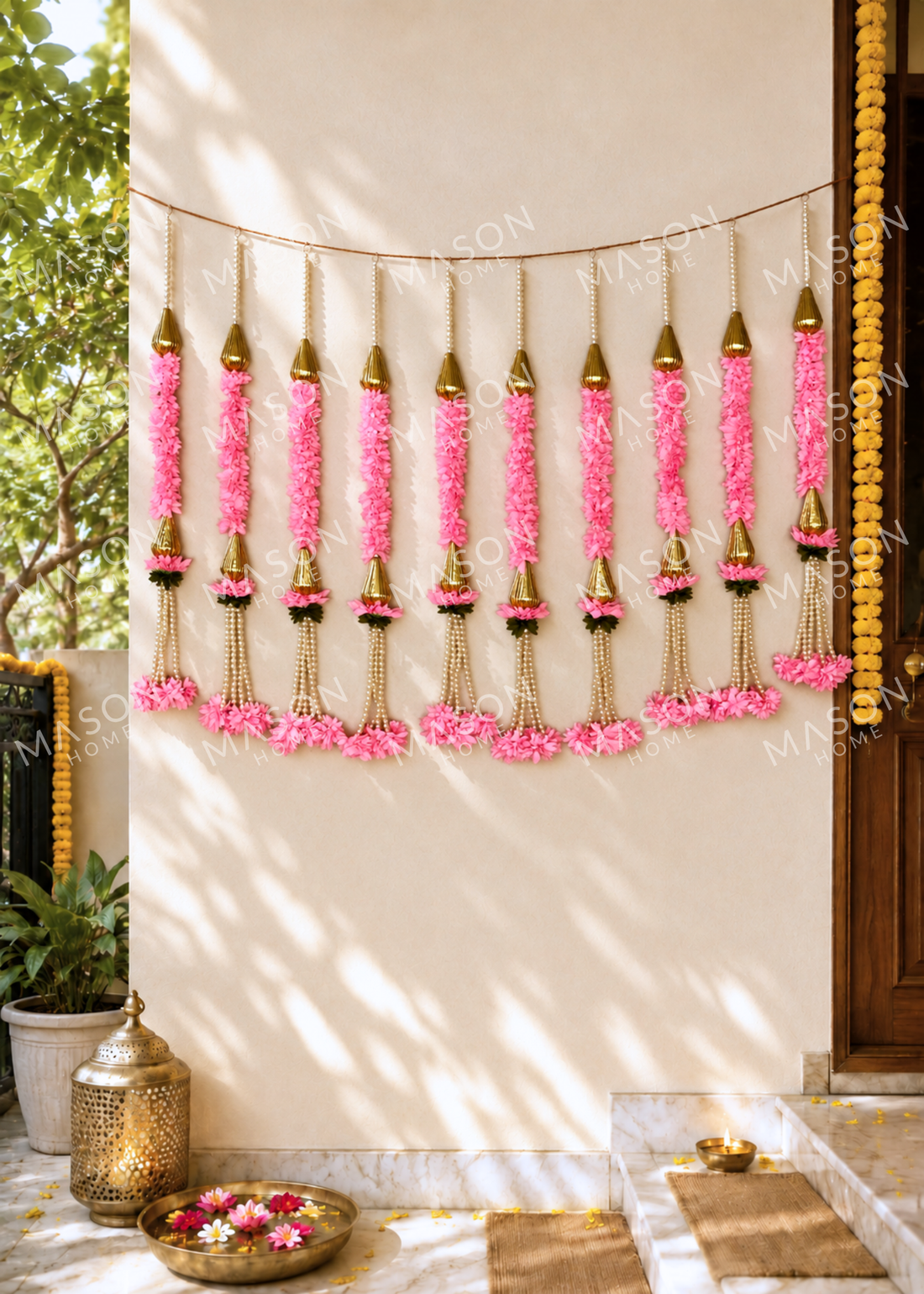 Festive Blush Royale Ladi Pink - Set of 10