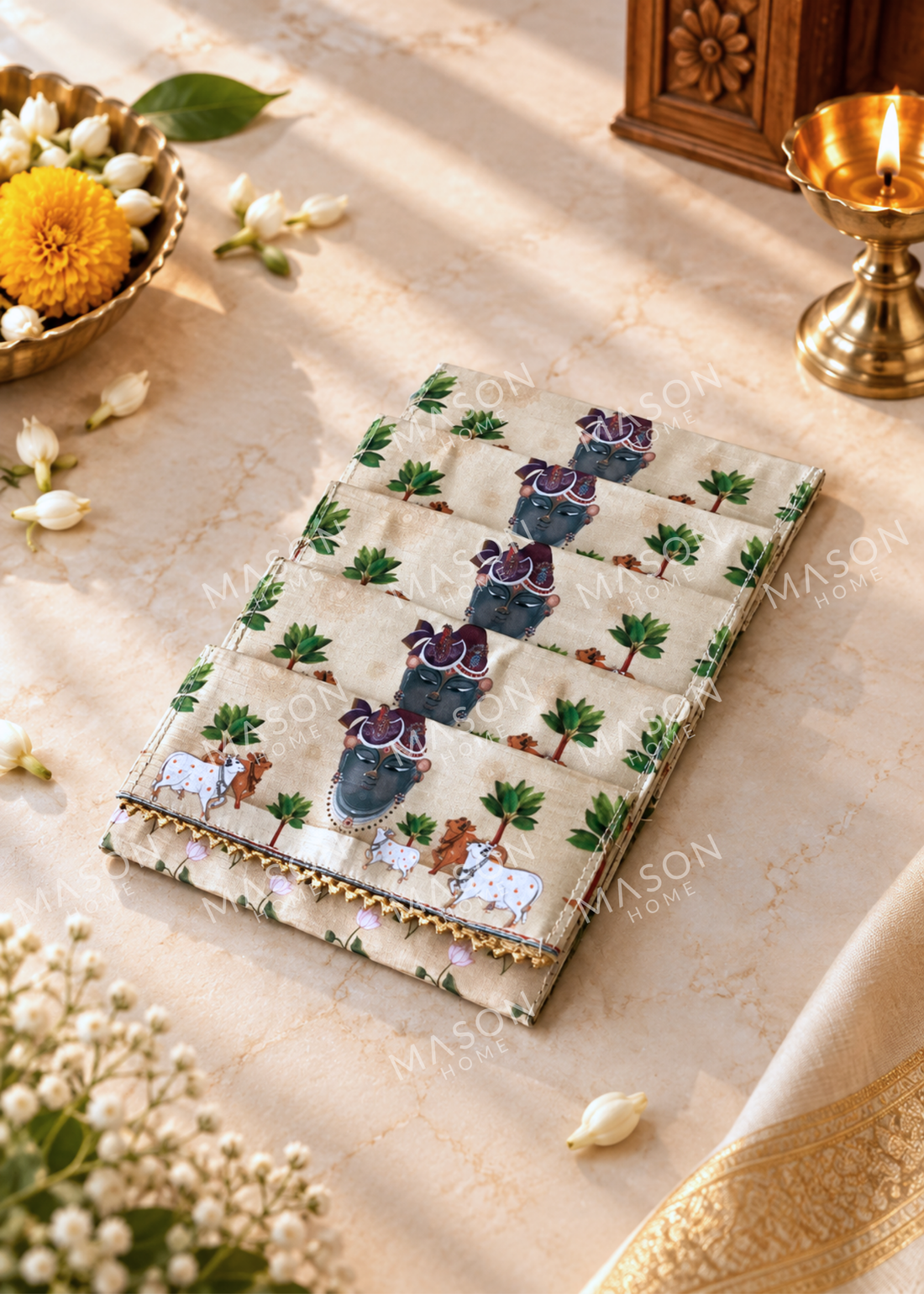 Festive Gajraj Envelope - Set of 5