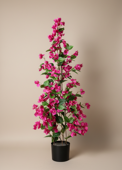 Artificial Magenta Garden Bougainvillea Plant - 4 Feet