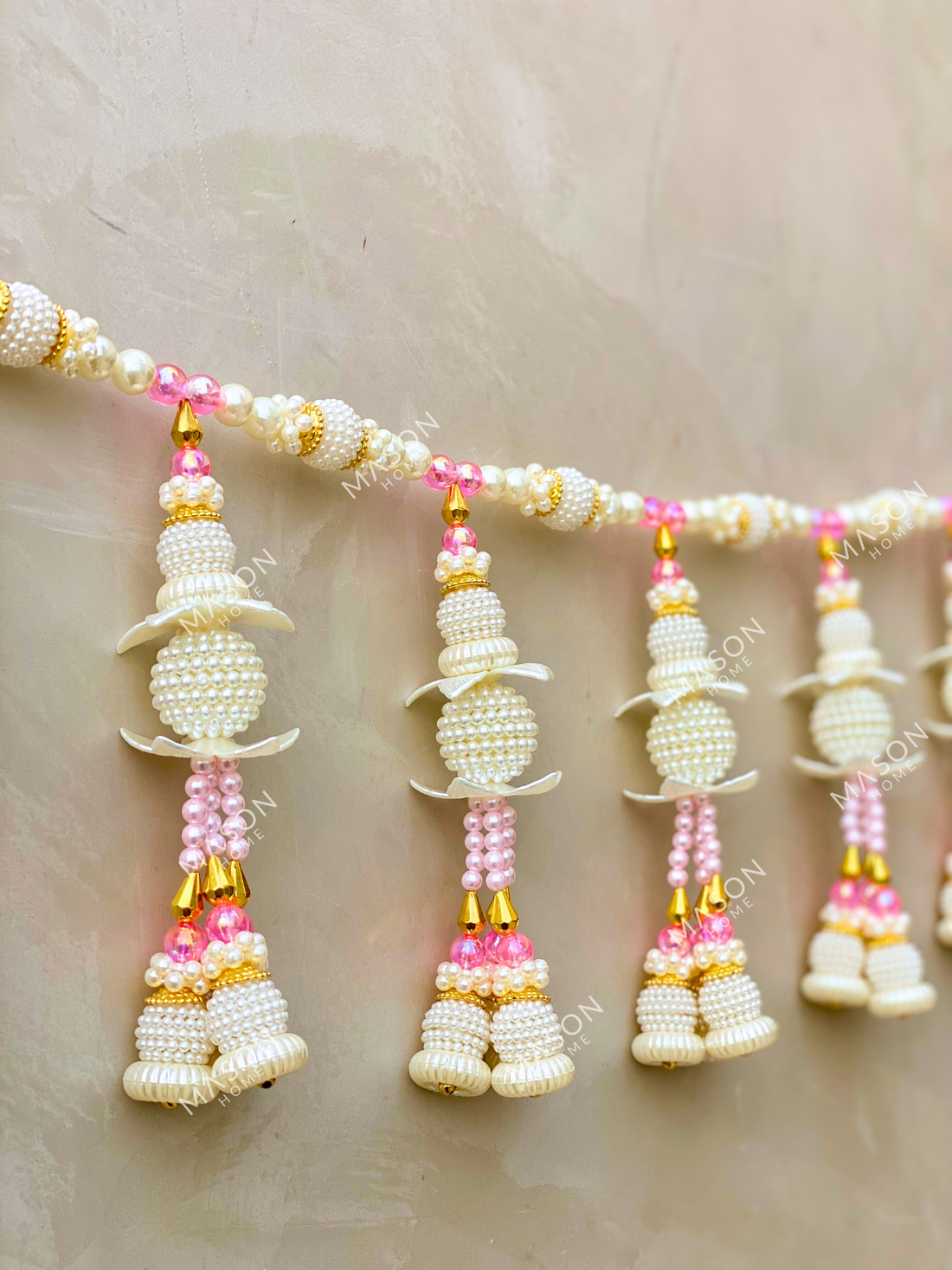 Festive Pearl Bloom Toran