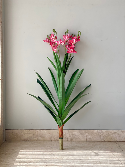 Artificial Cymbidium Orchid Plant - 3 Feet