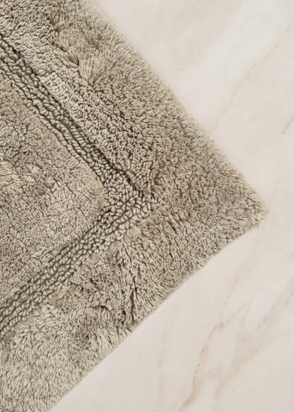 Mellow Anti Slip - Tufted - Cotton Bath Mat - Beige - 60 x 40 cm