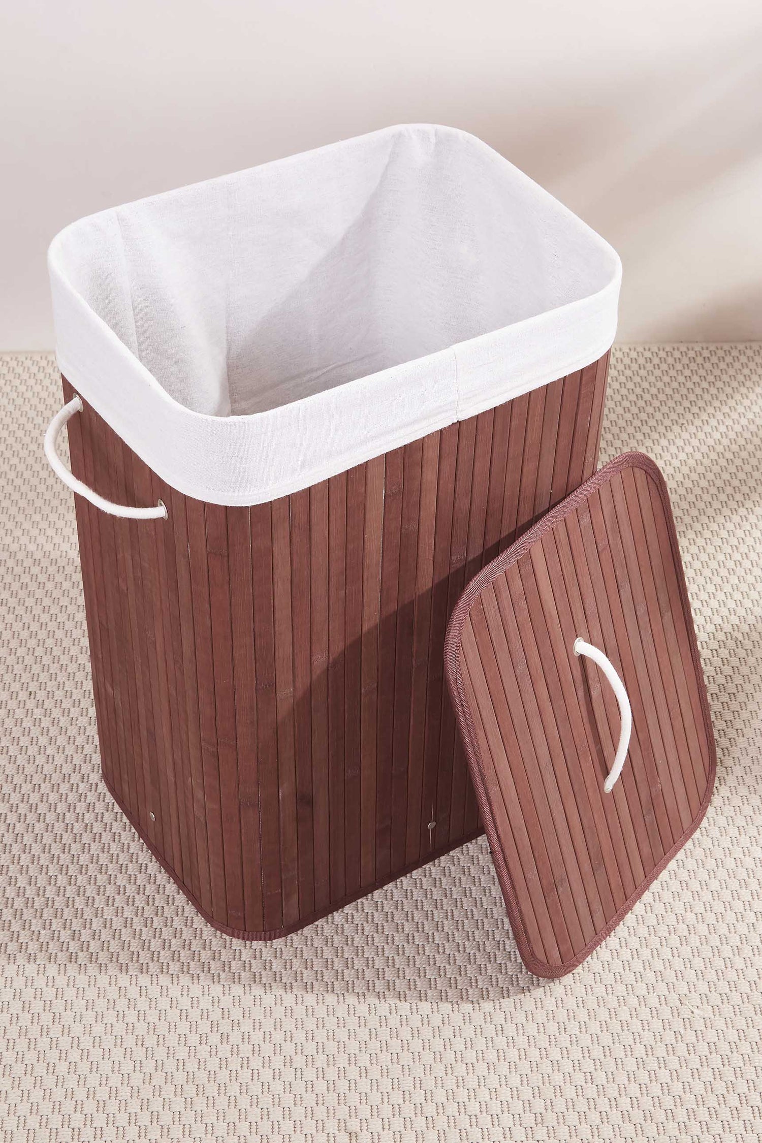 Collapsible Rectangular Laundry Basket