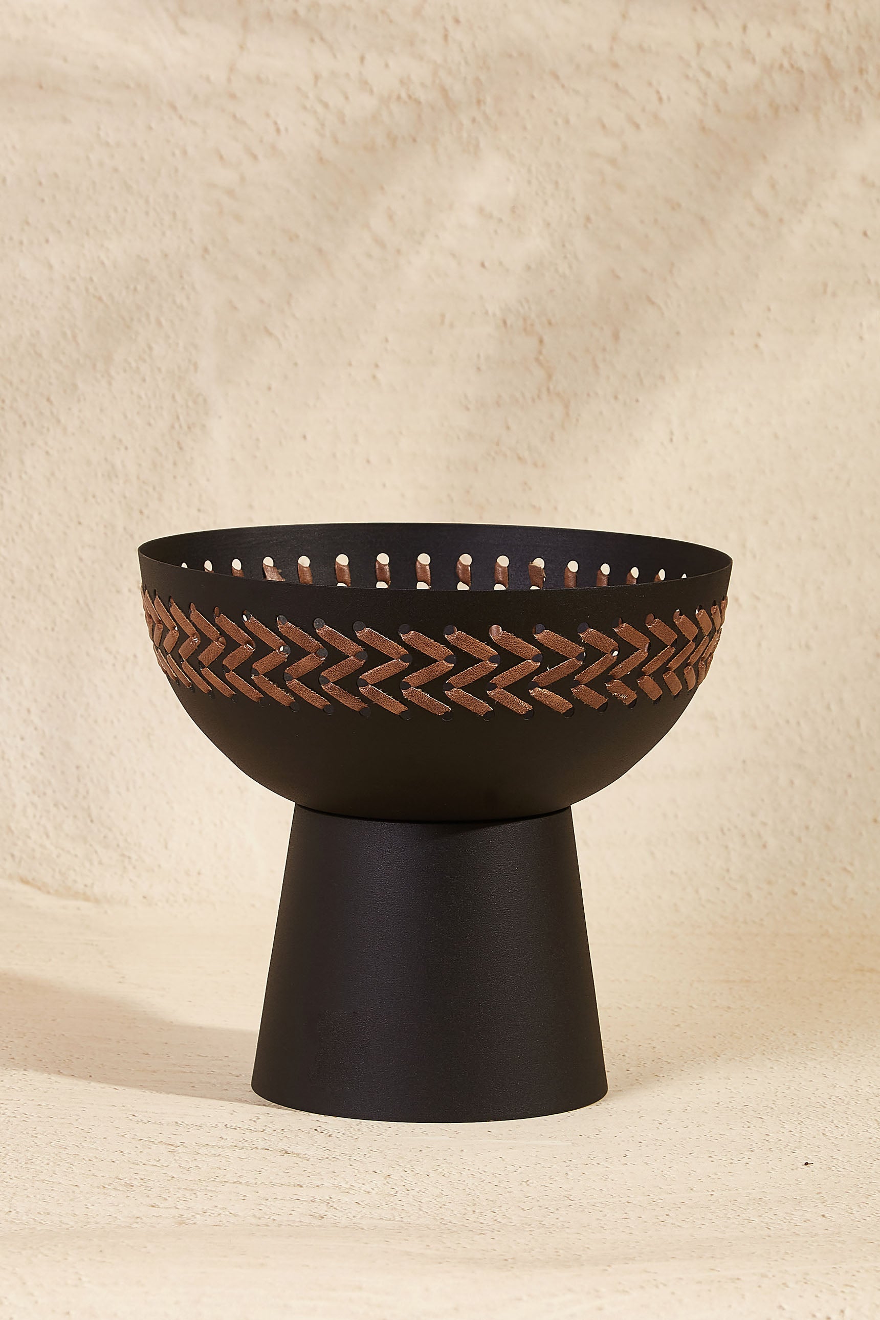 Sahara Charcoal Pedestal Bowl