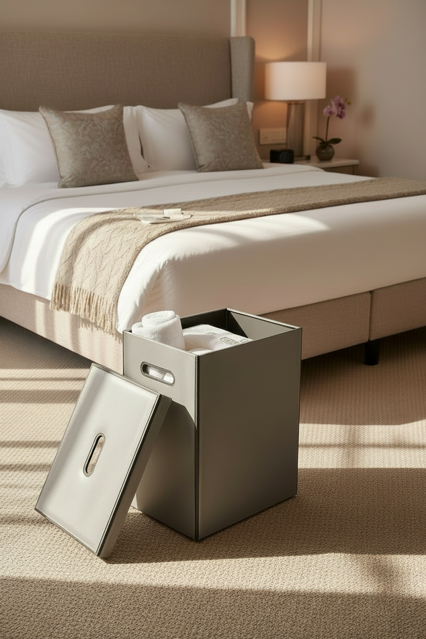 Naples Grey Laundry Basket