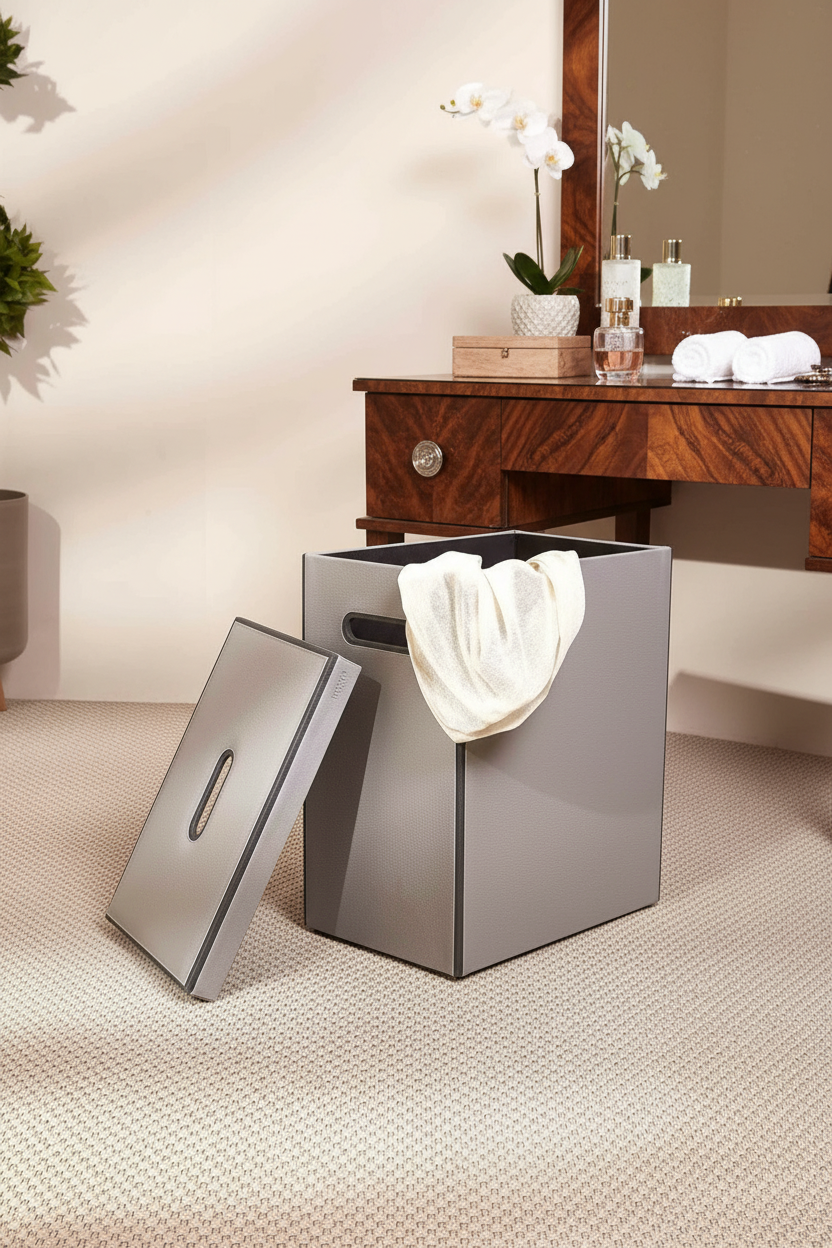 Naples Grey Laundry Basket