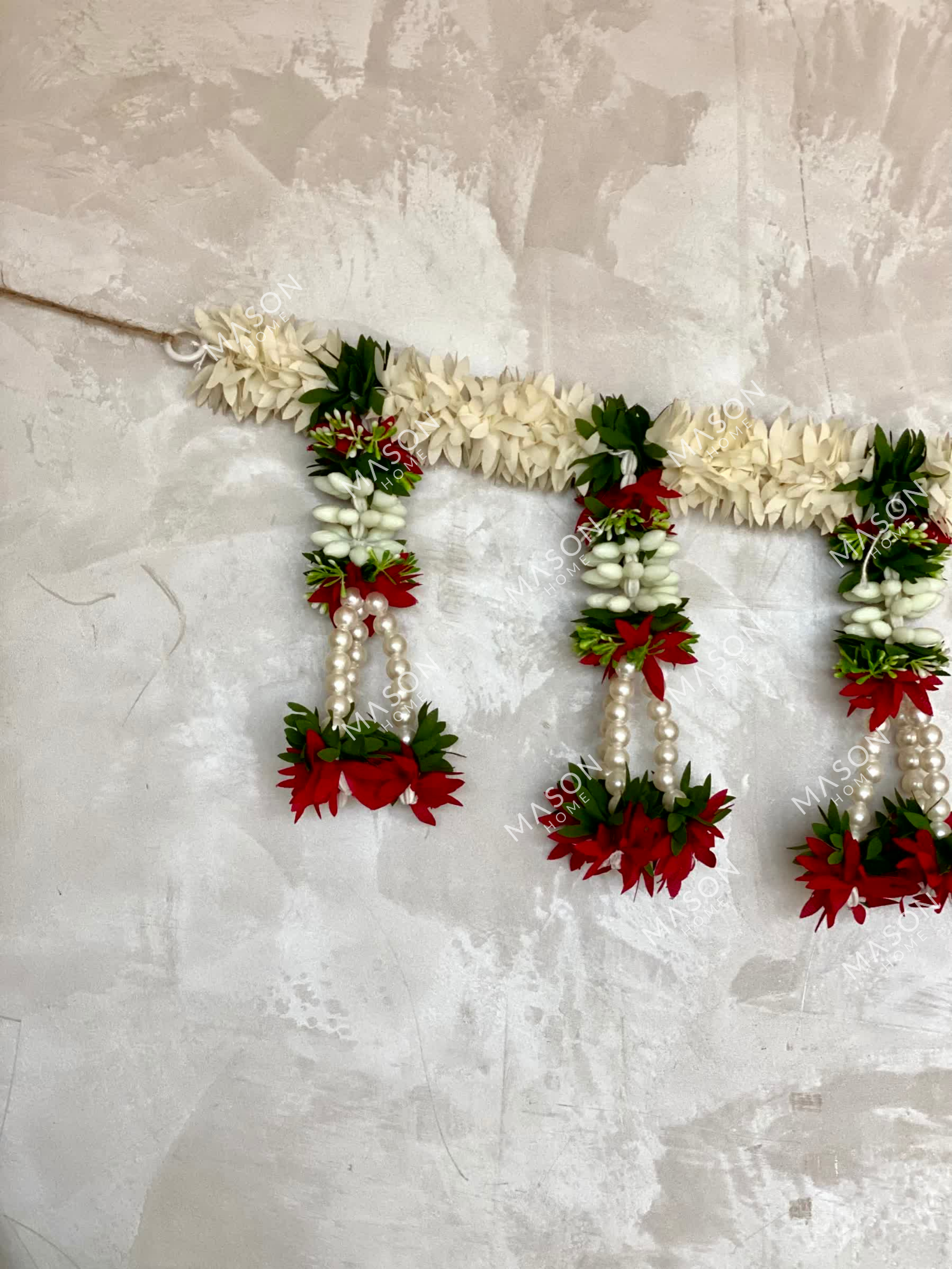 Festive Scarlet Pearl Toran