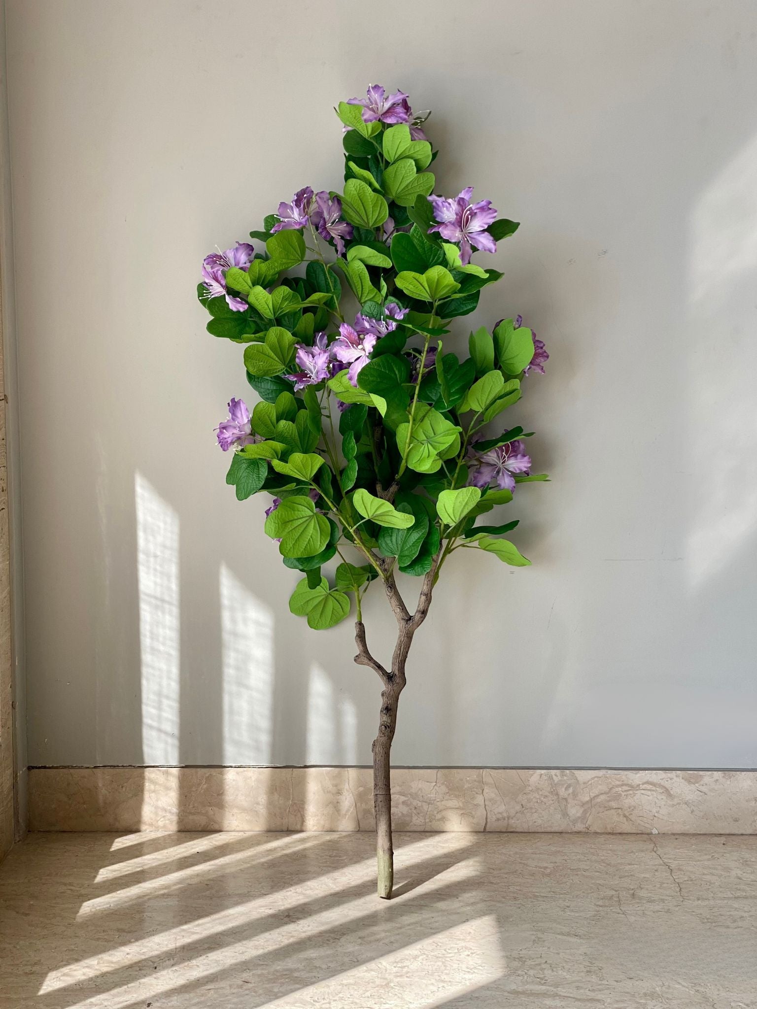 Artificial Lilac Bauhinia Plant - 4 Feet