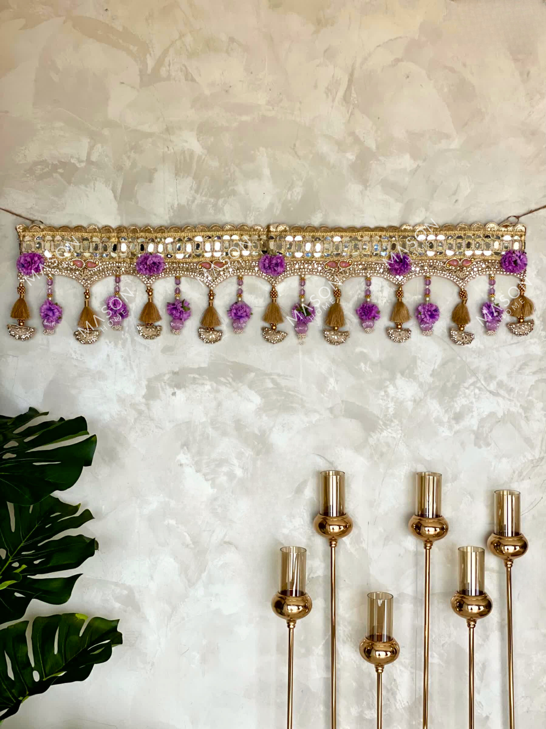Festive Lavender Luxe Toran