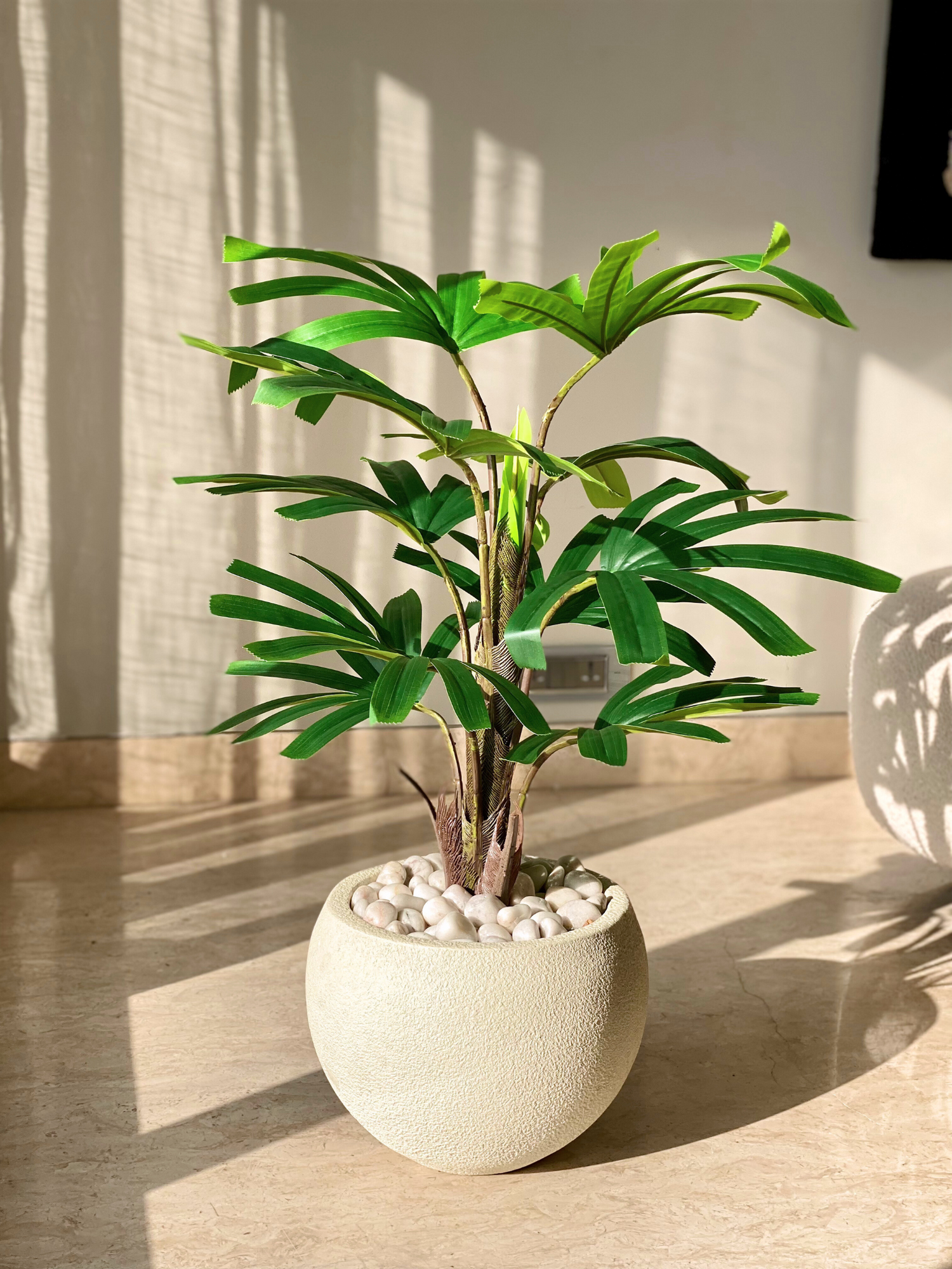 Artificial Rhapis Palm Plant - 3 Feet