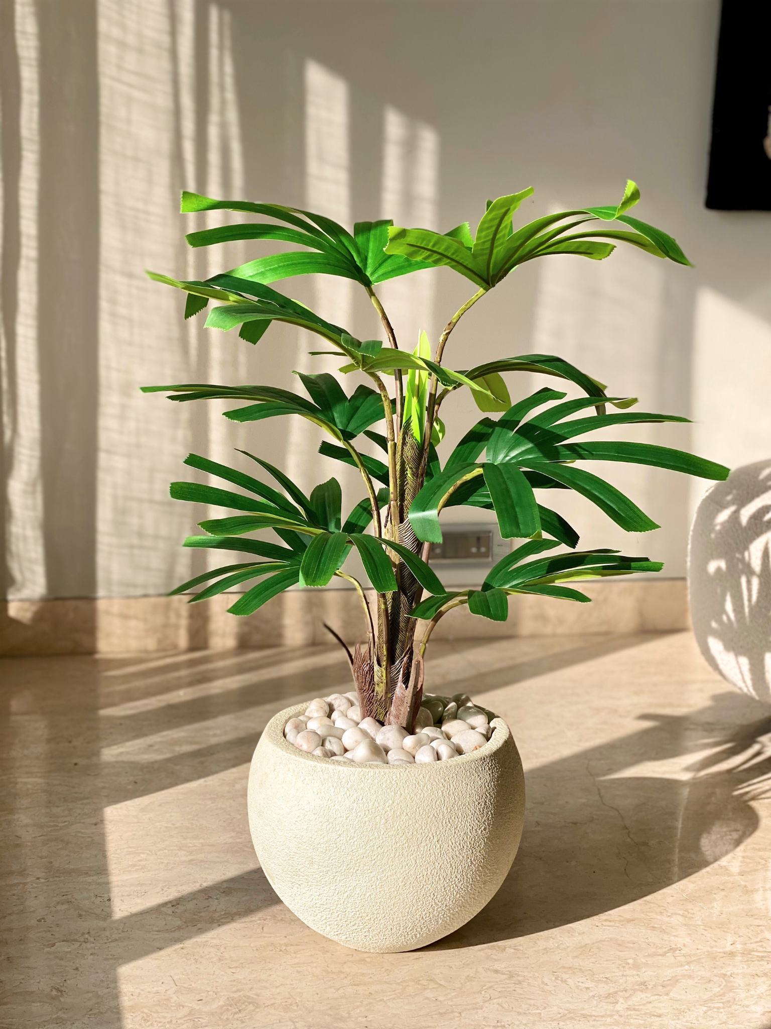 Artificial Rhapis Palm Plant - 3 Feet