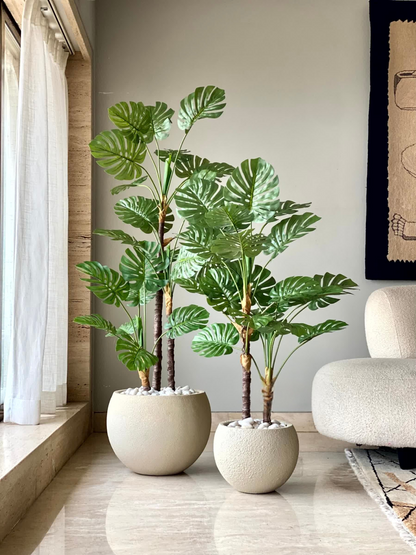 Artificial Dual Monstera Plant - 5 Feet