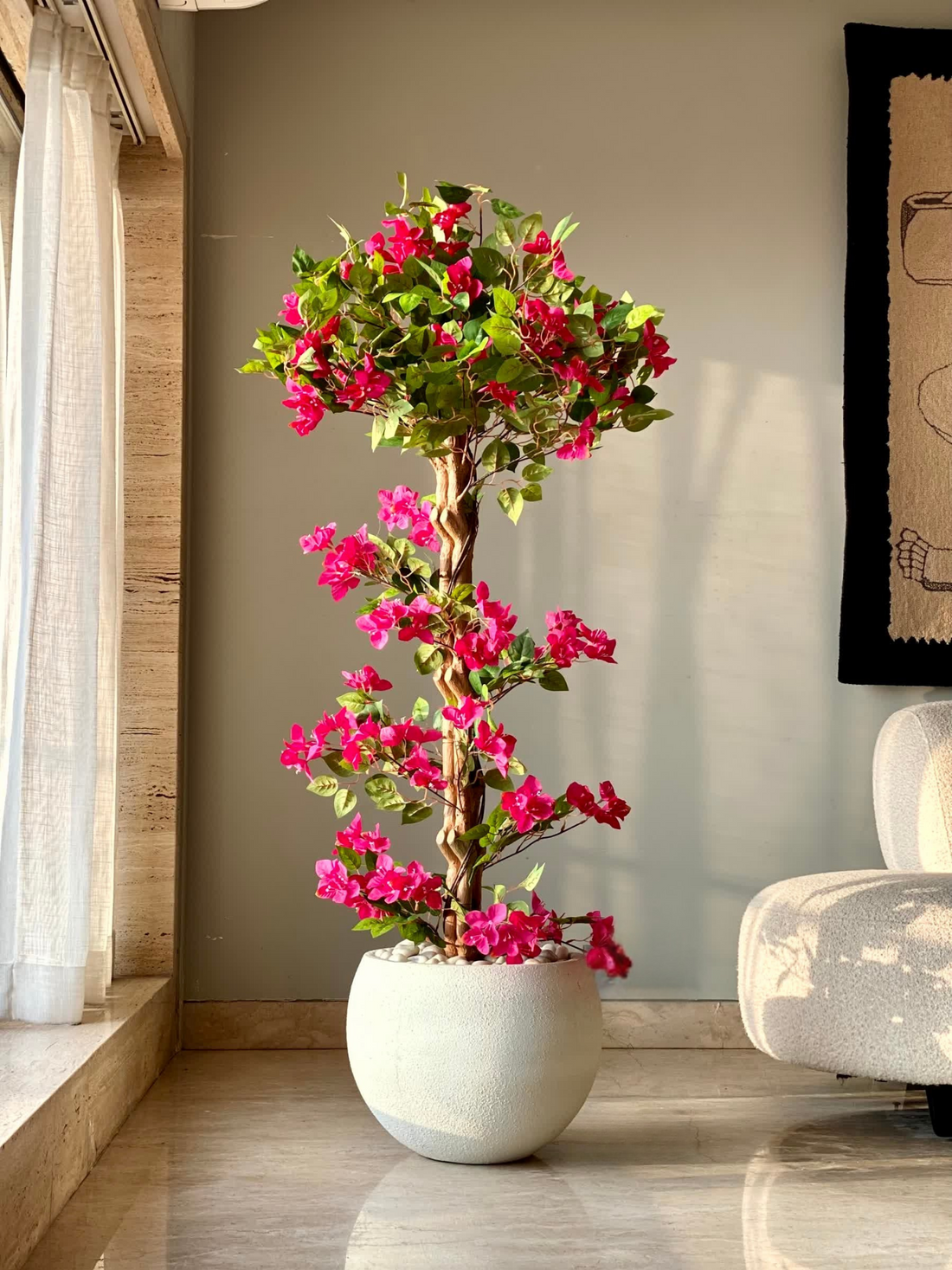 Artificial Veil Bougainvillea Plant - 5 Feet