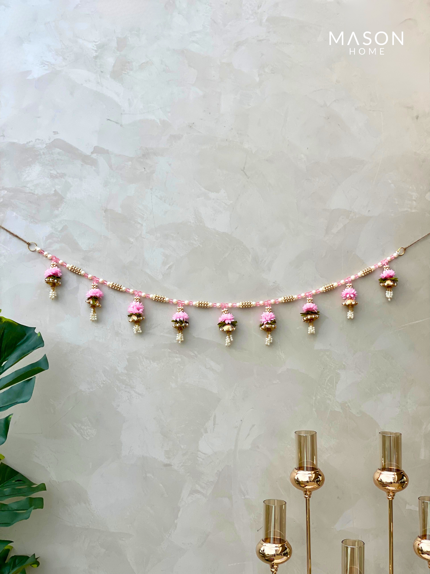 Pink Festive Bloom Toran