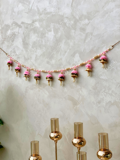 Pink Festive Bloom Toran