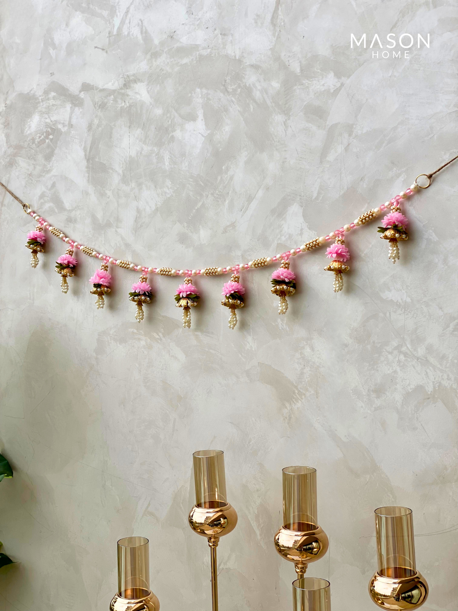 Pink Festive Bloom Toran