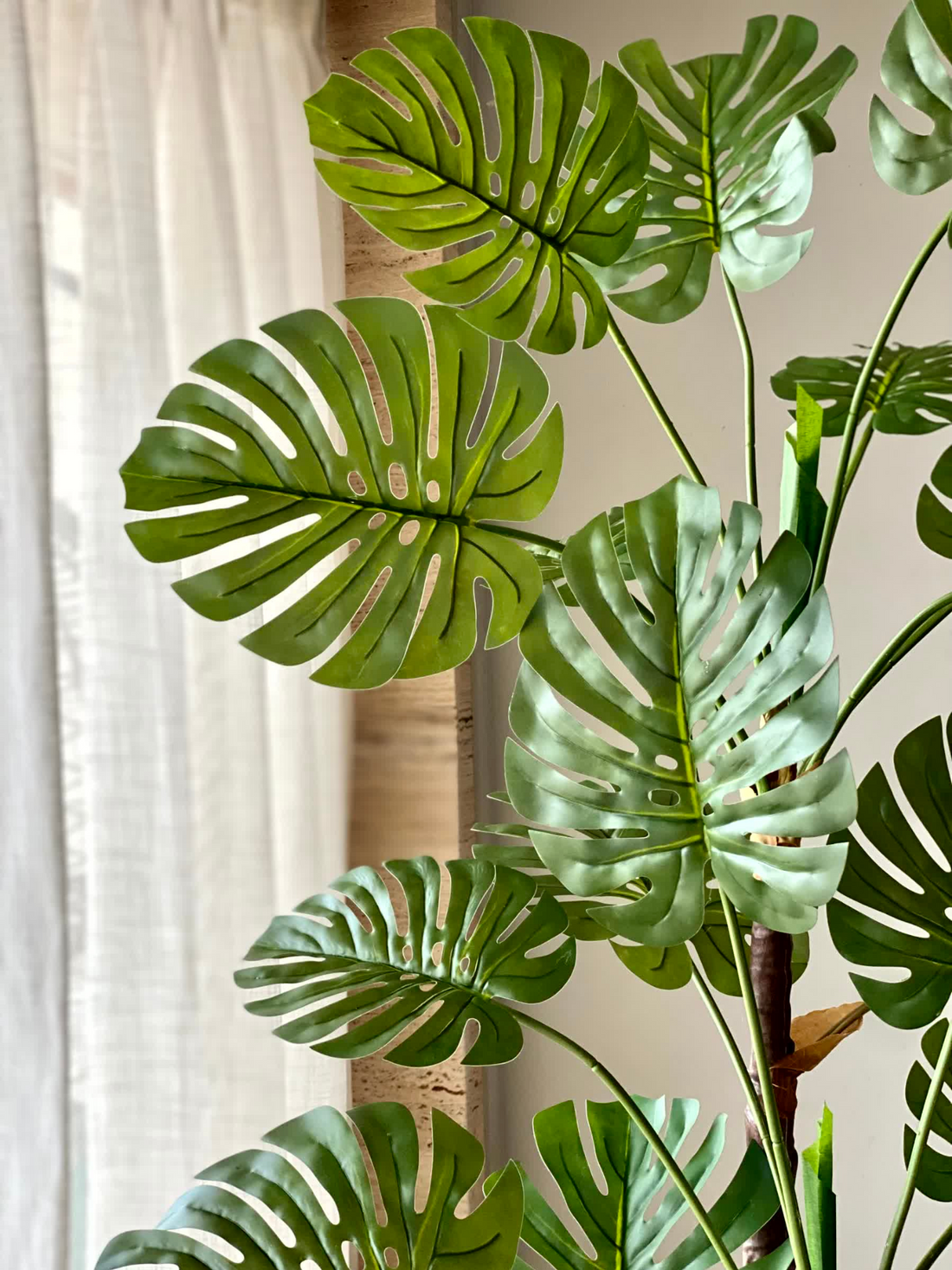 Artificial Dual Monstera Plant - 5 Feet