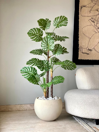Artificial Dual Monstera Plant - 5 Feet