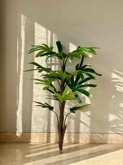 Artificial Rhapis Palm Plant -  4 Feet