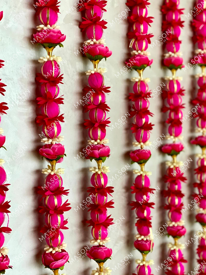 Festive Meher Bloom Latkan - Pink (Set of 2)