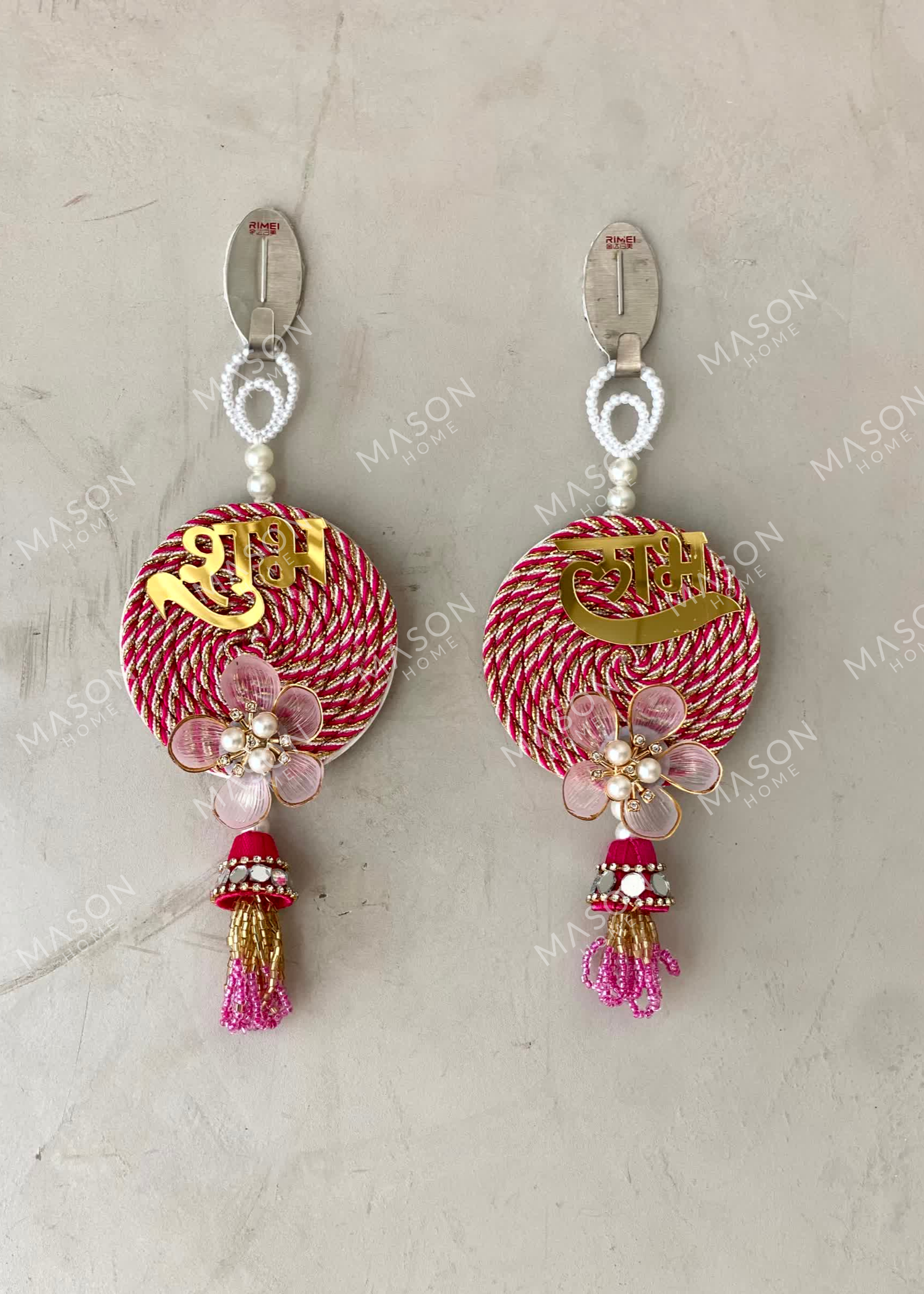 Aarna Shubh Labh Hanging - Pink