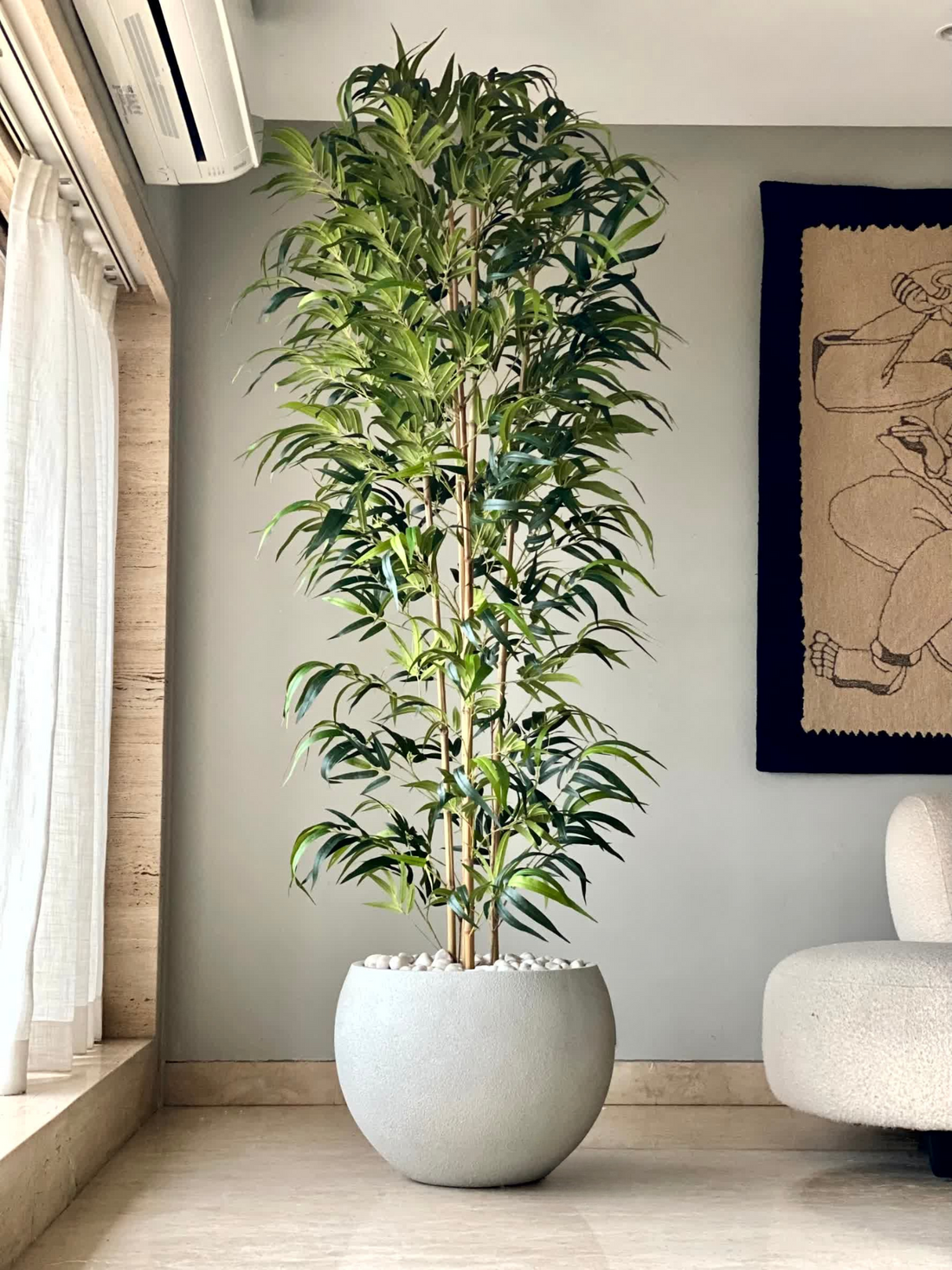 Artificial Lush Bamboo Plant - 7 Feet