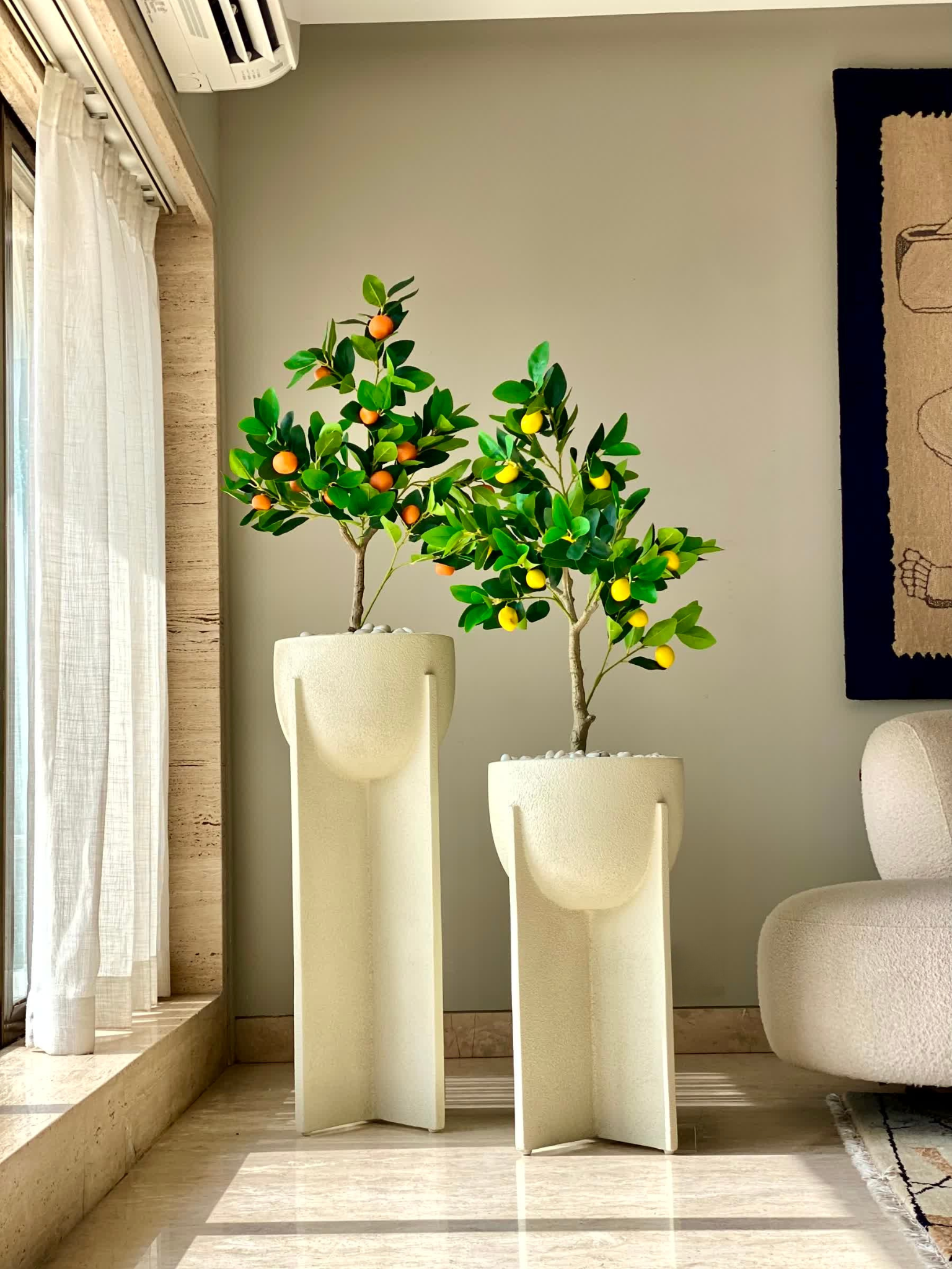 Artificial Tropical Orange Plant - 3.5 Feet