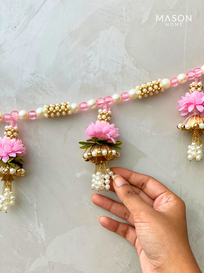 Pink Festive Bloom Toran