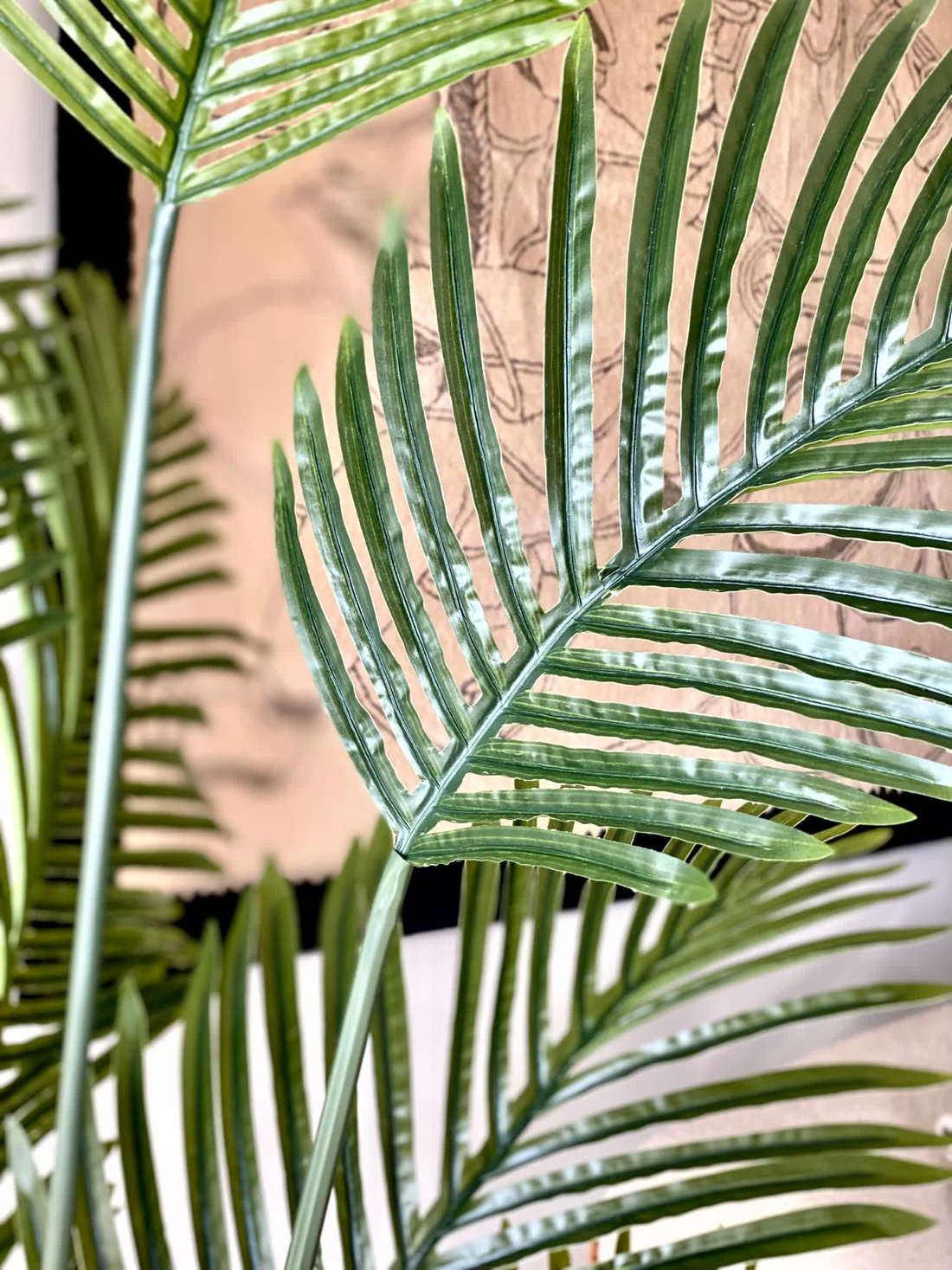 Artificial Lush Green Areca Palm - 6 Feet