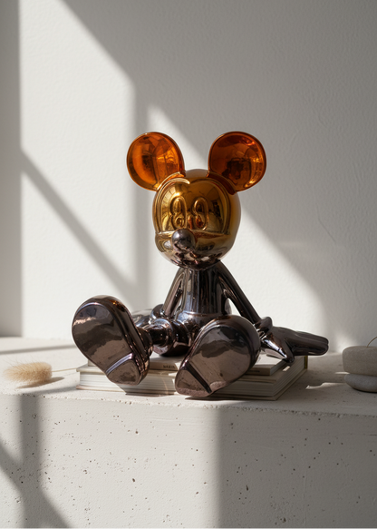 Metallic Micky Mouse Artefact - Medium