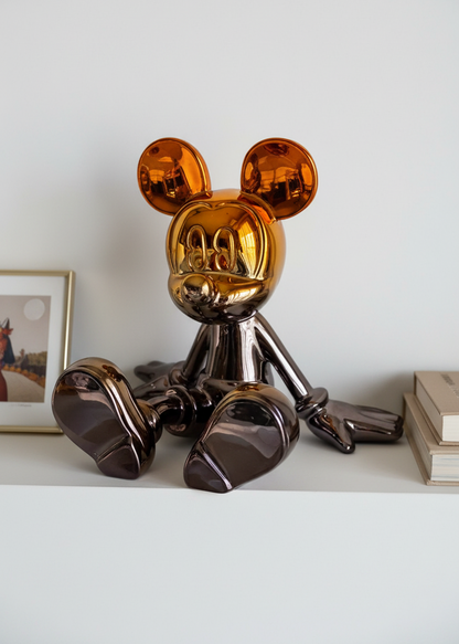 Metallic Micky Mouse Artefact - Medium
