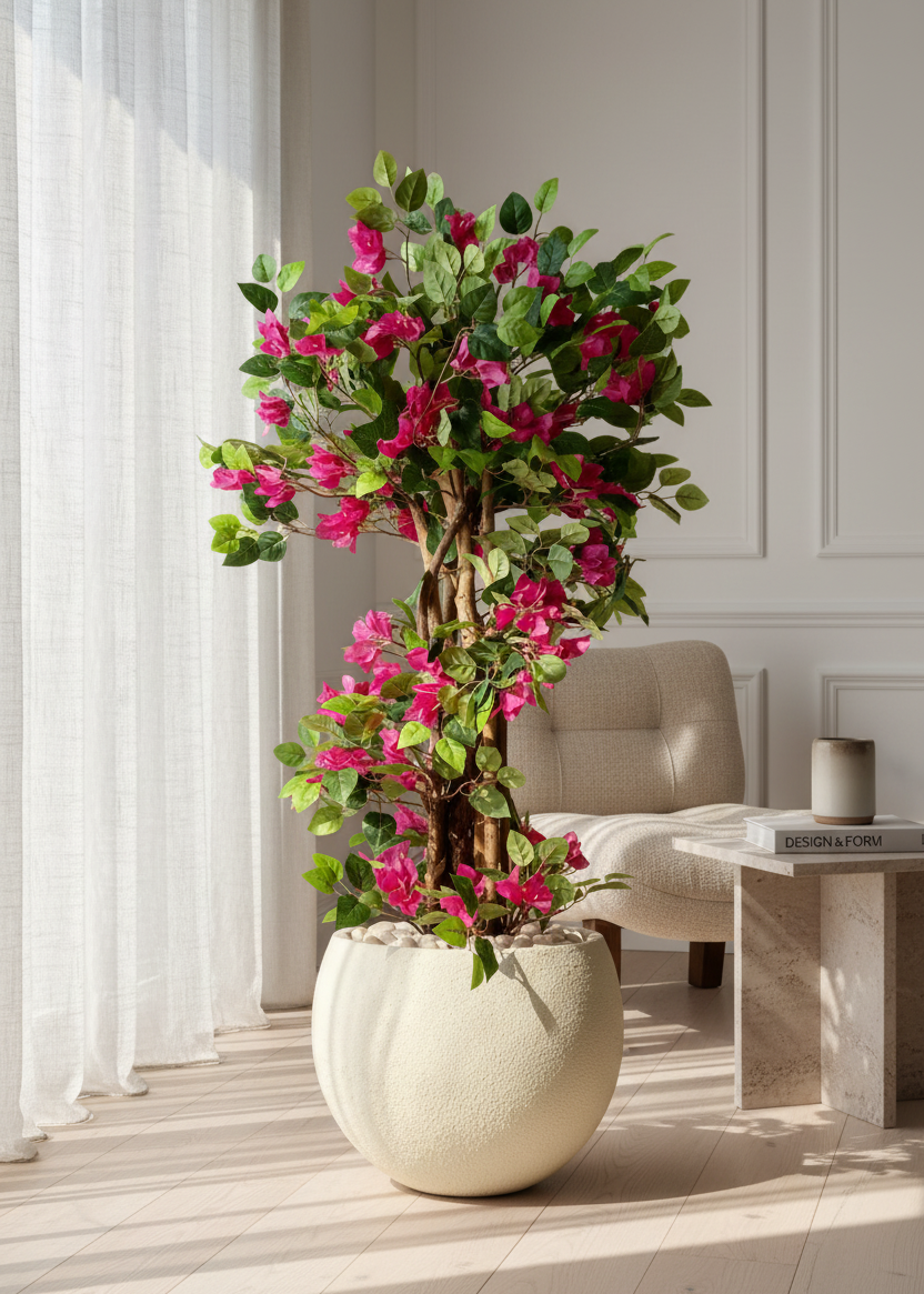 Artificial Veil Bougainvillea Plant - 4 Feet