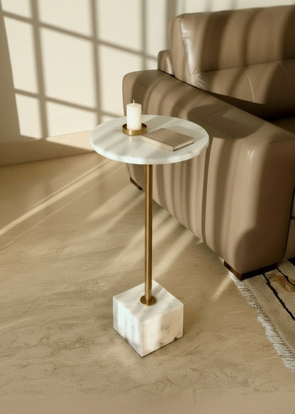 Aurum Marble Drink Table