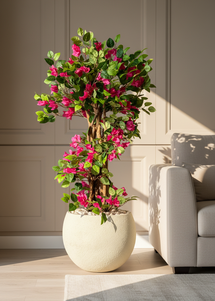 Artificial Veil Bougainvillea Plant - 4 Feet