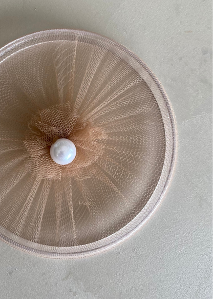 Beige Mesh Glass Cover - (Set Of 6)