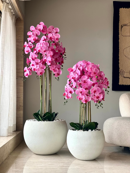 Artificial Pink Orchid Bloom Plant - 3 Feet