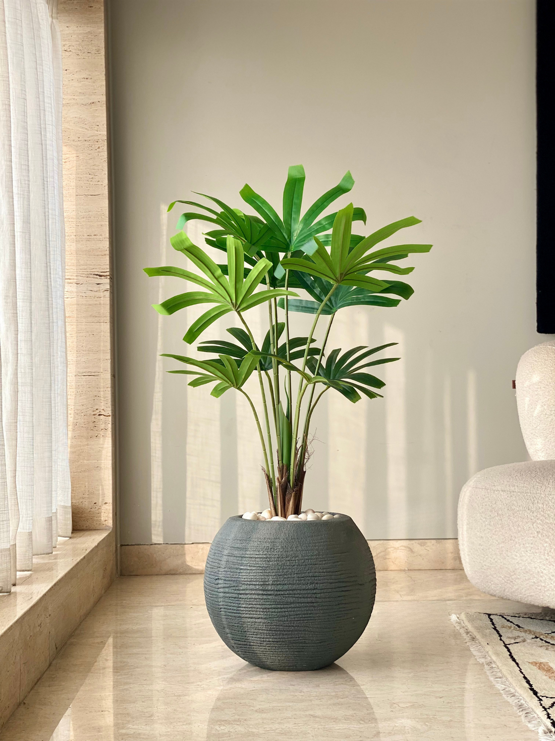 Artificial Rhapis Plant - 3 Feet