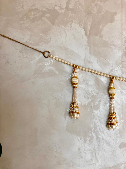Festive Ivory Pearl Toran