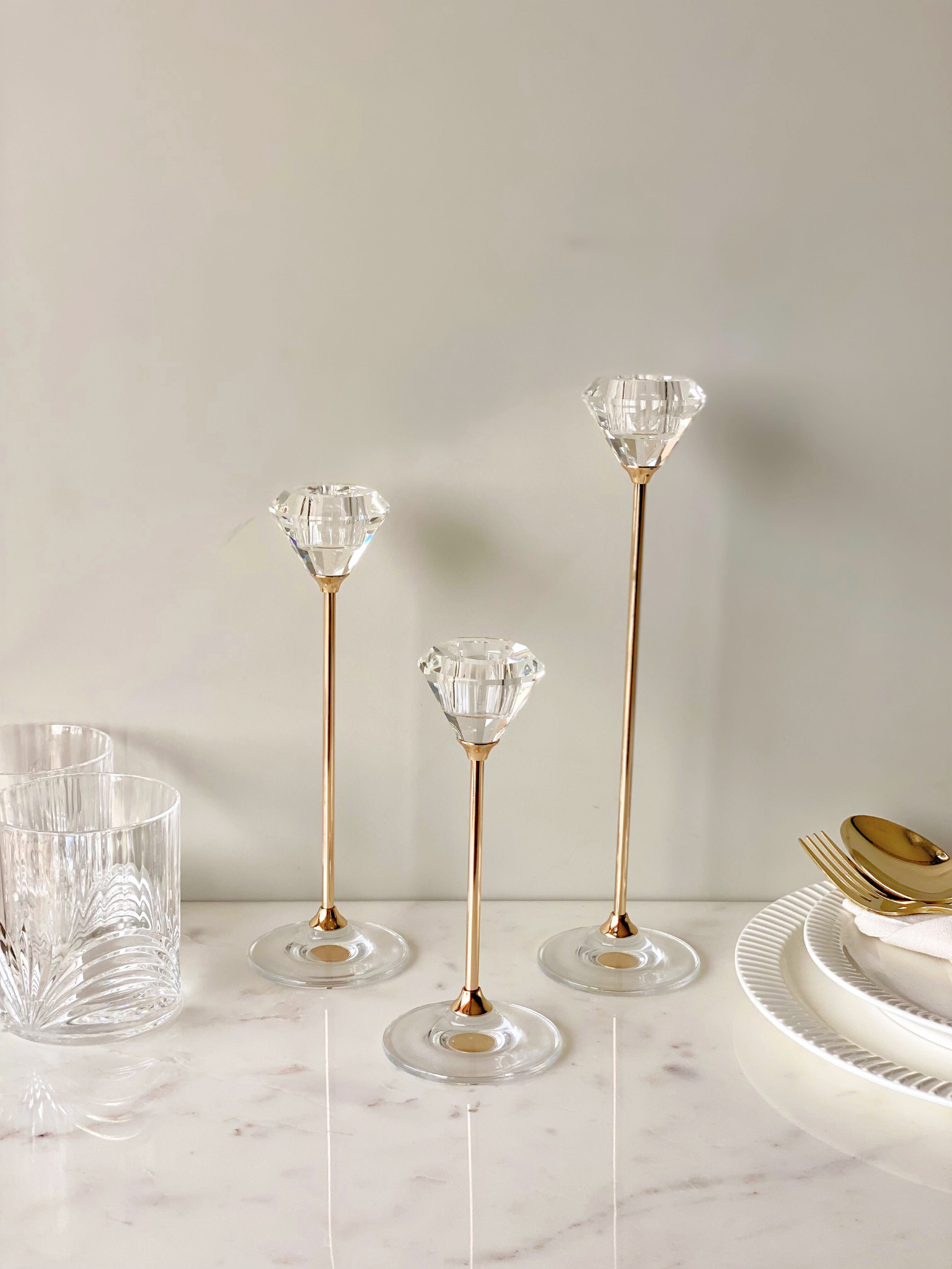 Solis Candle Stand - Set of 3